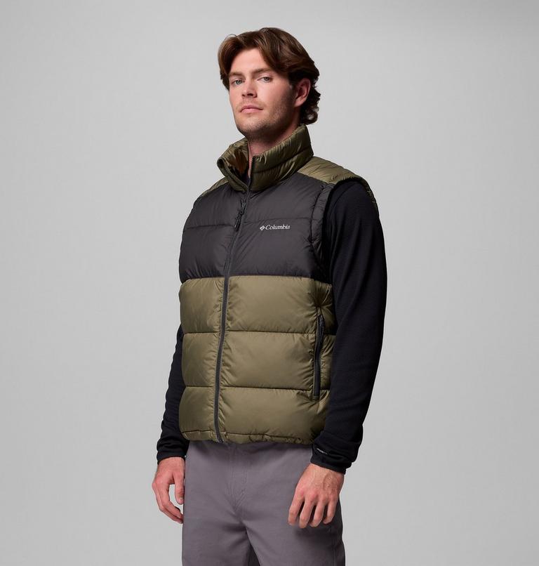 Men's Pike Lake II Vest, Color: Stone Green, Shark, image 4
