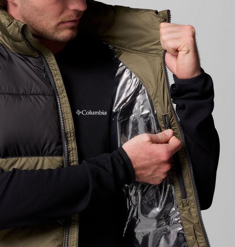 Men's Pike Lake II Vest, Color: Stone Green, Shark, image 7