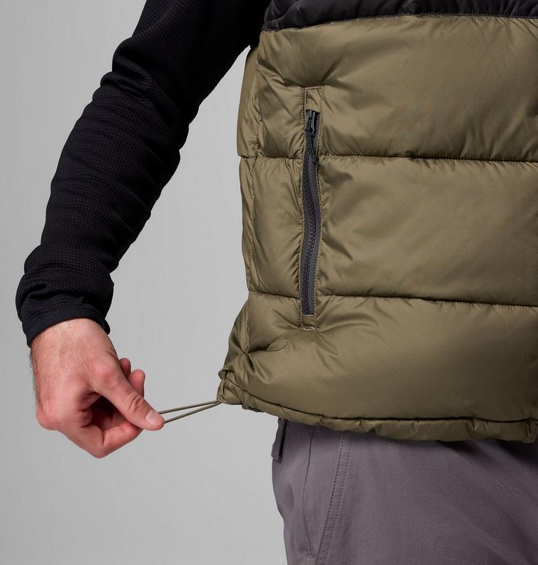 Men's Pike Lake II Vest, Color: Stone Green, Shark, image 8