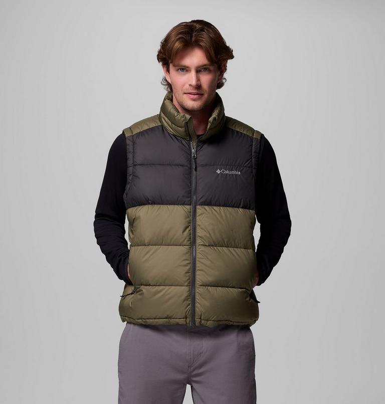 Men's Pike Lake II Vest, Color: Stone Green, Shark, image 1