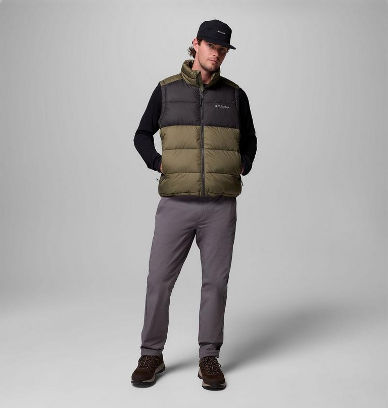 Men's Pike Lake II Vest, Color: Stone Green, Shark, image 2