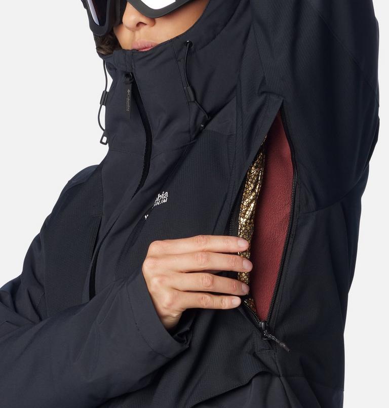 Women's Highland Summit Waterproof Ski Jacket, Color: Black, image 9