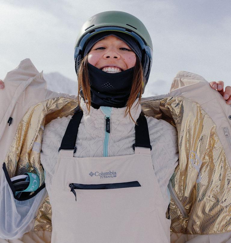 Women's Highland Summit Waterproof Ski Jacket, Color: Dark Stone, Aqua Haze, image 12