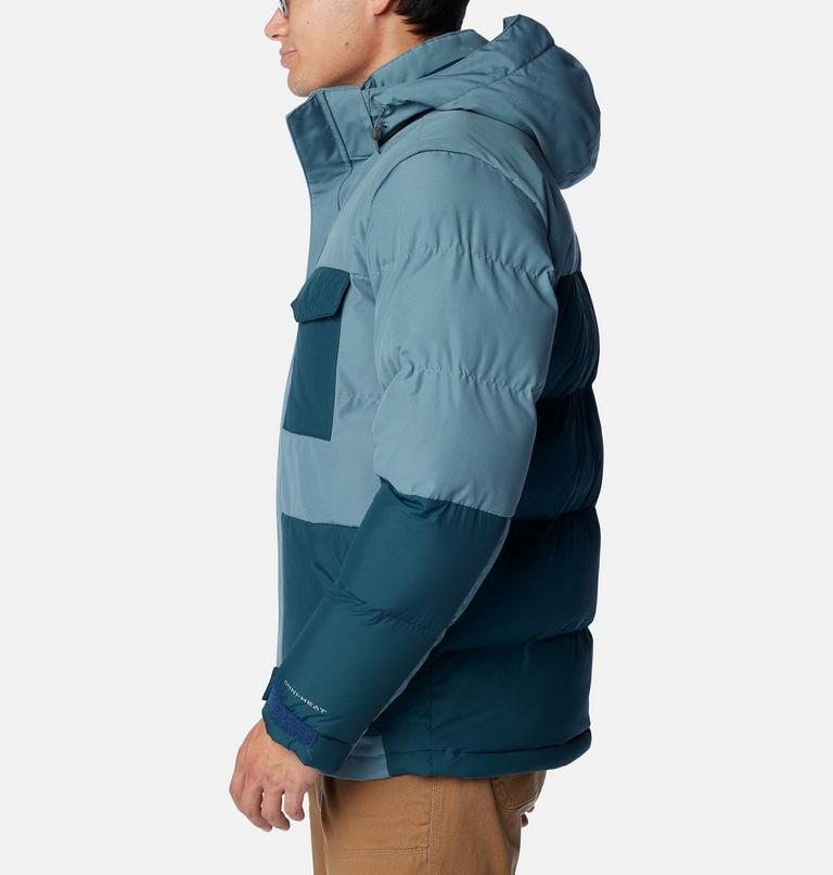 Men's Marquam Peak Fusion Insulated Jacket, Color: Metal, Night Wave, image 3