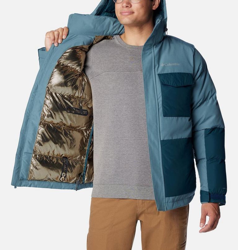 Men's Marquam Peak Fusion Insulated Jacket, Color: Metal, Night Wave, image 5