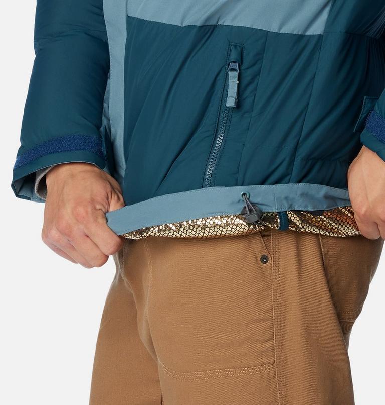 Men's Marquam Peak Fusion Insulated Jacket, Color: Metal, Night Wave, image 7