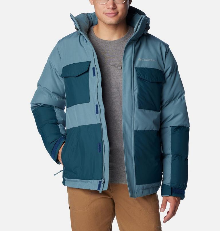 Men's Marquam Peak Fusion Insulated Jacket, Color: Metal, Night Wave, image 10