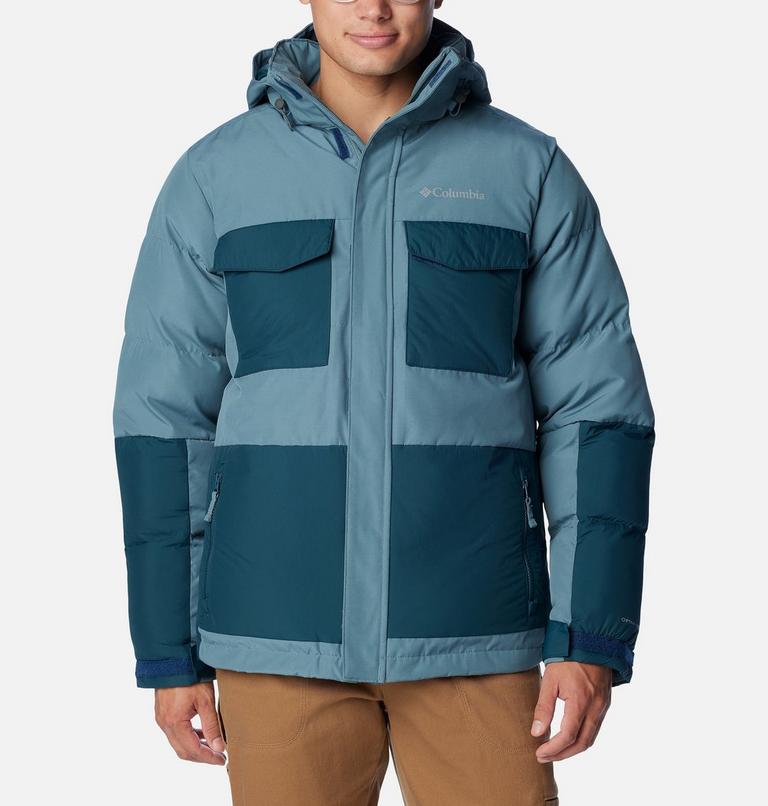 Men's Marquam Peak Fusion Insulated Jacket, Color: Metal, Night Wave, image 1