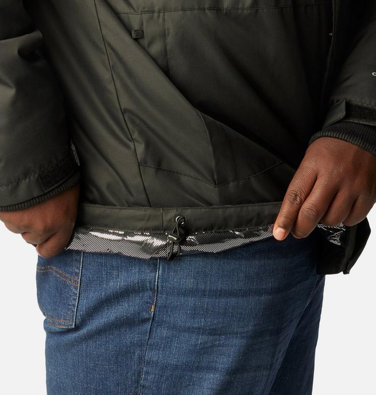 Men's Leif Trail Parka - Extended Size, Color: Black, image 8