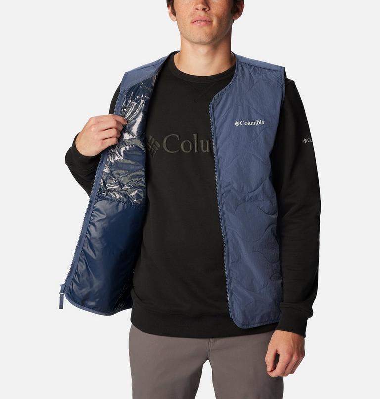 Men's Birchwood Quilted Vest, Color: Dark Mountain, image 5