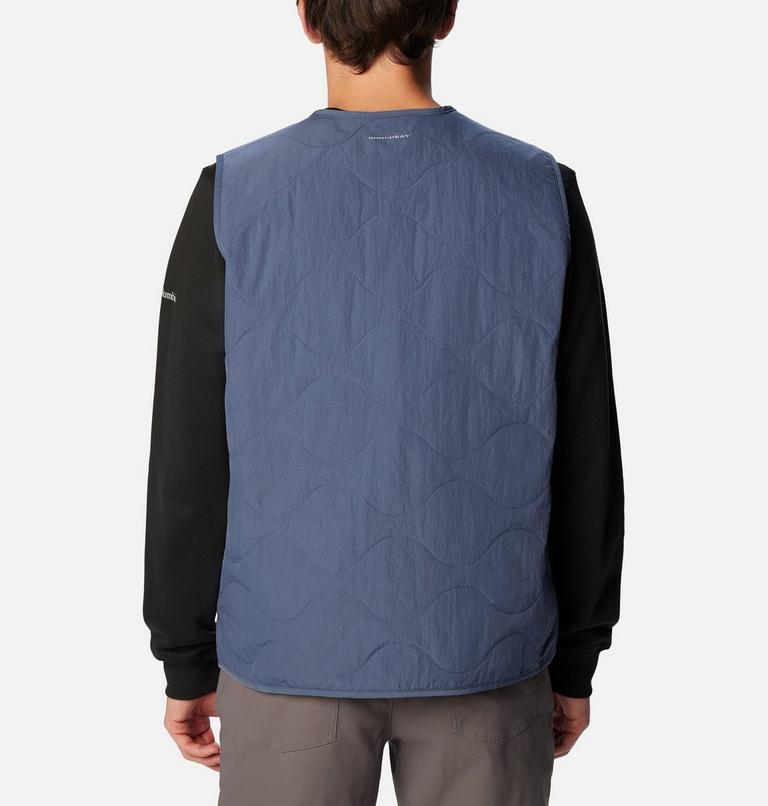 Men's Birchwood Quilted Vest, Color: Dark Mountain, image 2