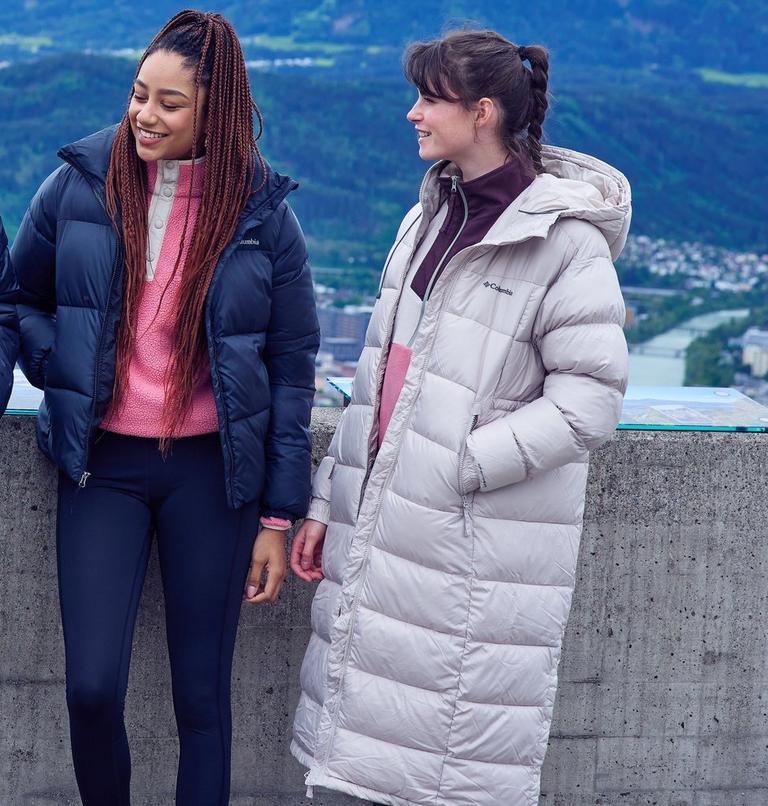 Chaqueta larga y acolchada Pike Lake II para mujer, Color: Dark Stone, image 10