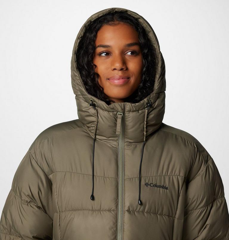 Chaqueta larga y acolchada Pike Lake II para mujer, Color: Stone Green, image 5