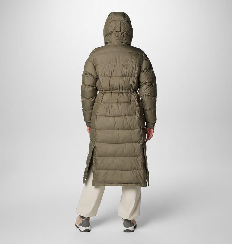 Chaqueta larga y acolchada Pike Lake II para mujer, Color: Stone Green, image 2
