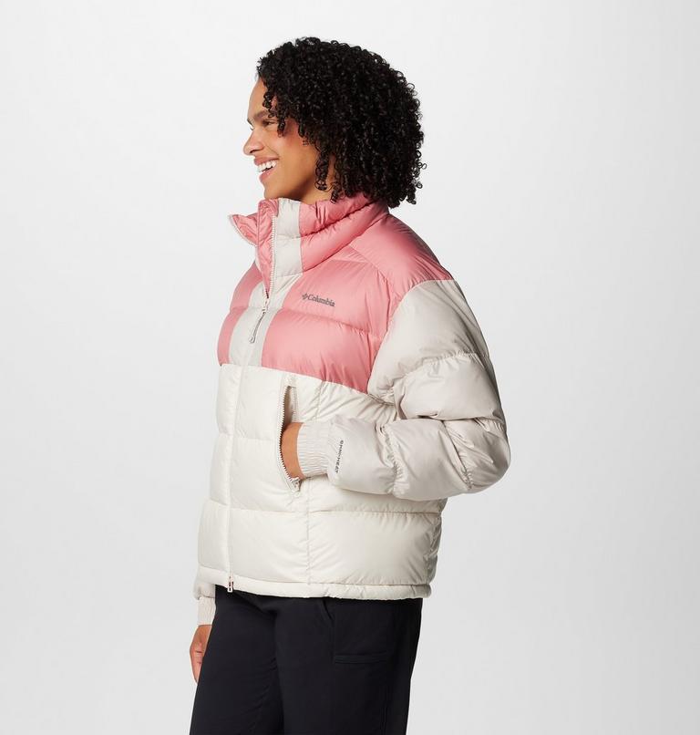 Chaqueta corta y acolchada Pike Lake II para mujer, Color: Chalk, Pink Agave, Dark Stone, image 4