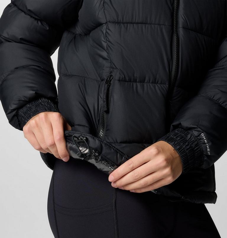 Women's Pike Lake II Insulated Hooded Puffer Jacket, Color: Black, image 7