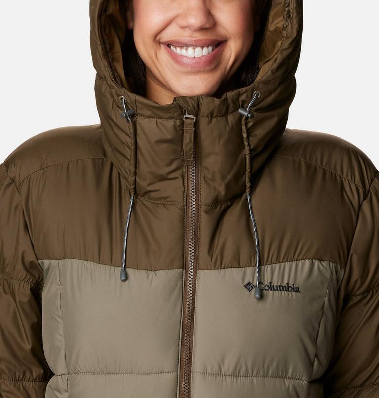 Chaqueta acolchada con capucha y aislamiento Pike Lake II para mujer, Color: Olive Green, Stone Green, image 4