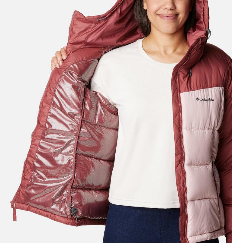 Women's Pike Lake II Insulated Hooded Puffer Jacket, Color: Beetroot, Dusty Pink, image 5