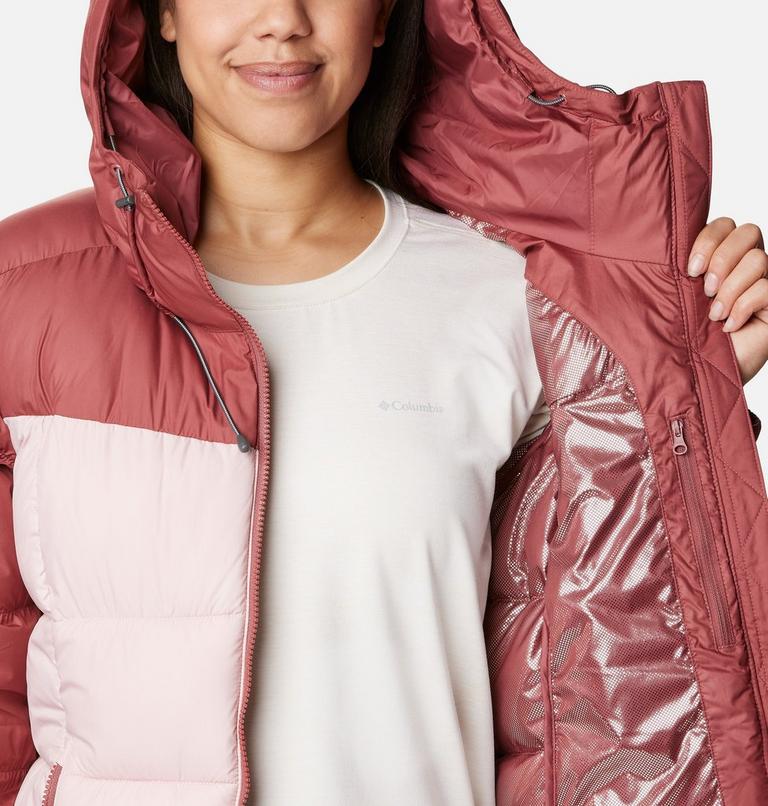 Women's Pike Lake II Insulated Hooded Puffer Jacket, Color: Beetroot, Dusty Pink, image 6