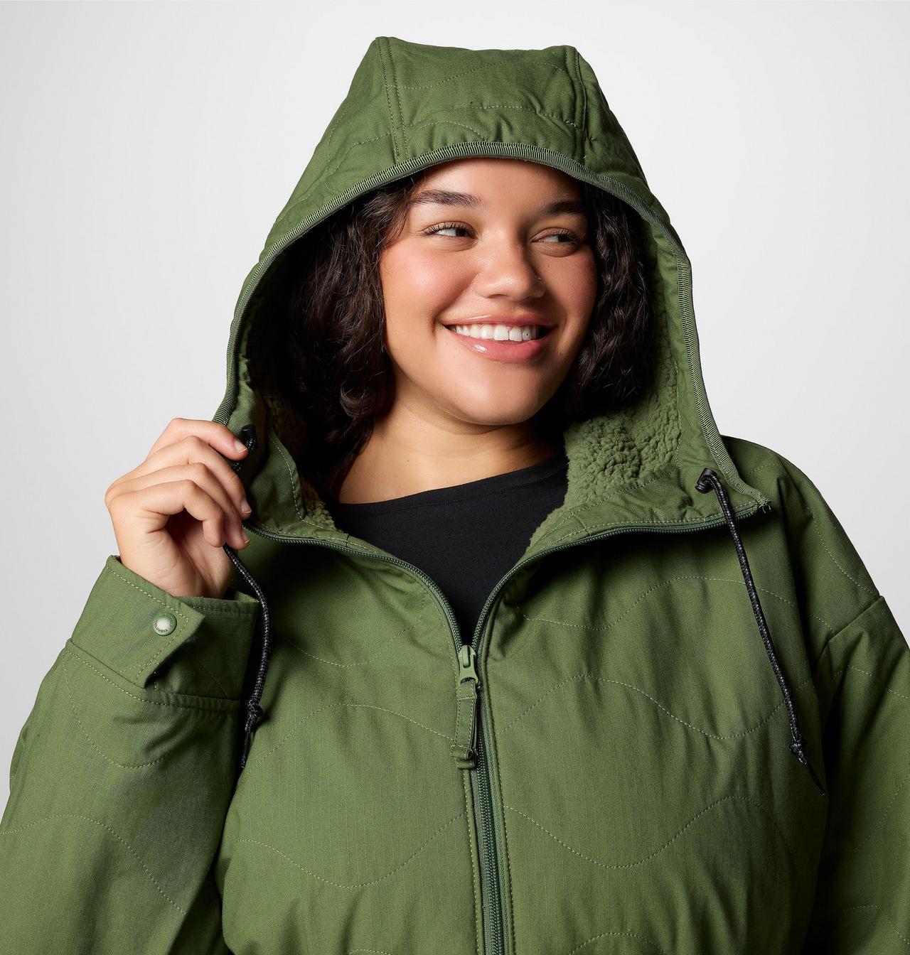 Women's Crystal Crest™ Quilted Jacket - Plus Size 5