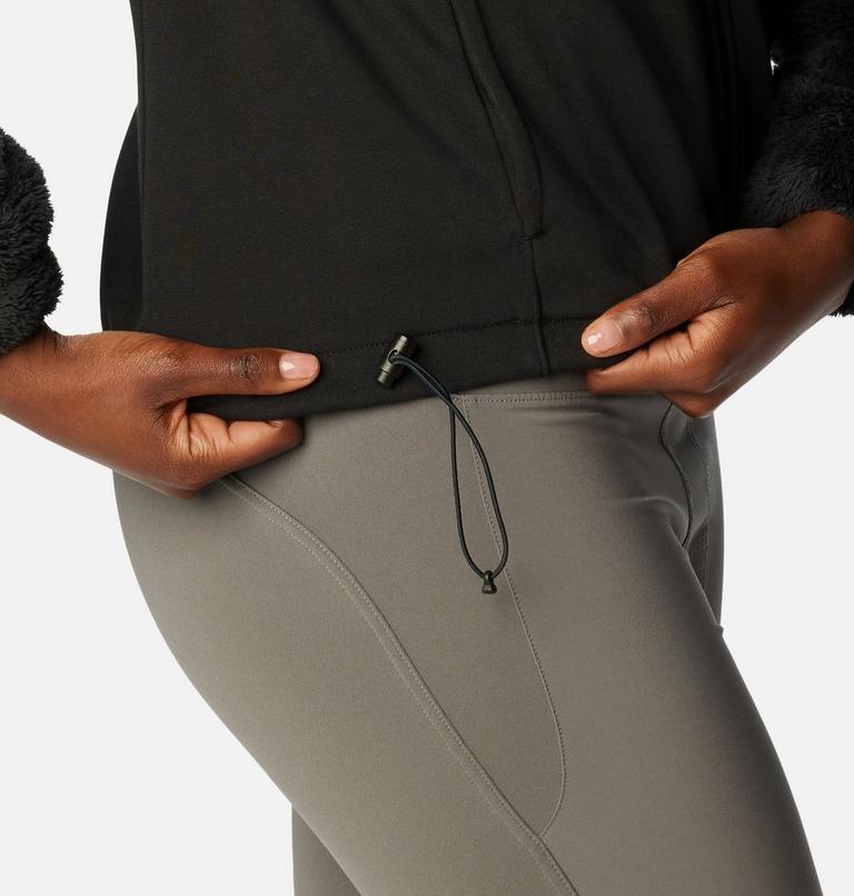 Forro polar sherpa h&iacute;brido Columbia Lodge para mujer, Color: Black, image 6