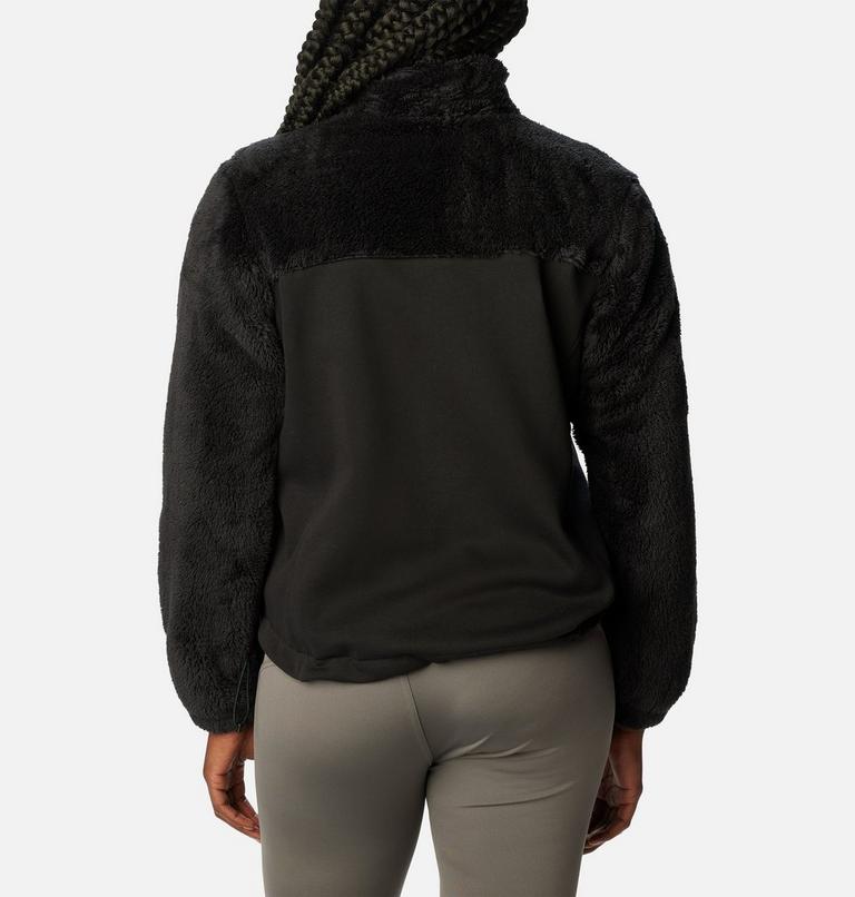 Forro polar sherpa h&iacute;brido Columbia Lodge para mujer, Color: Black, image 2