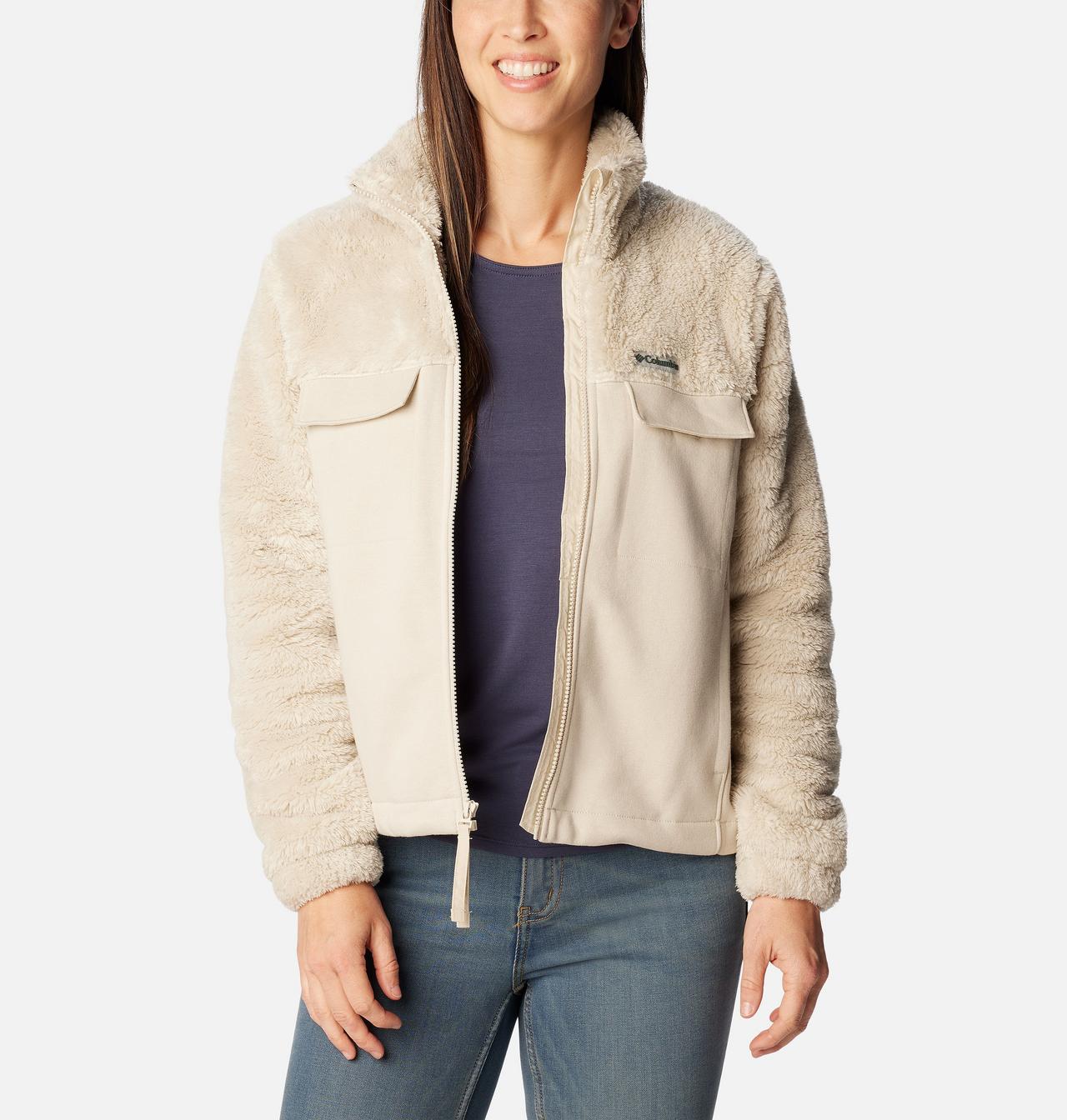 Women's Columbia Lodge™ Hybrid Sherpa Full Zip Jacket 7