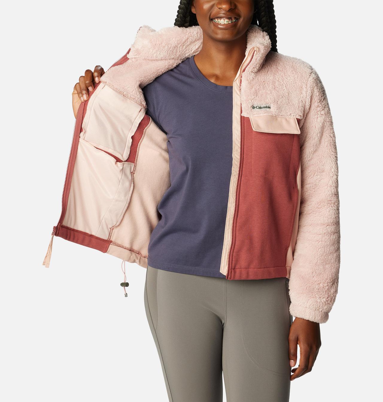Women's Columbia Lodge™ Hybrid Sherpa Full Zip Jacket 5