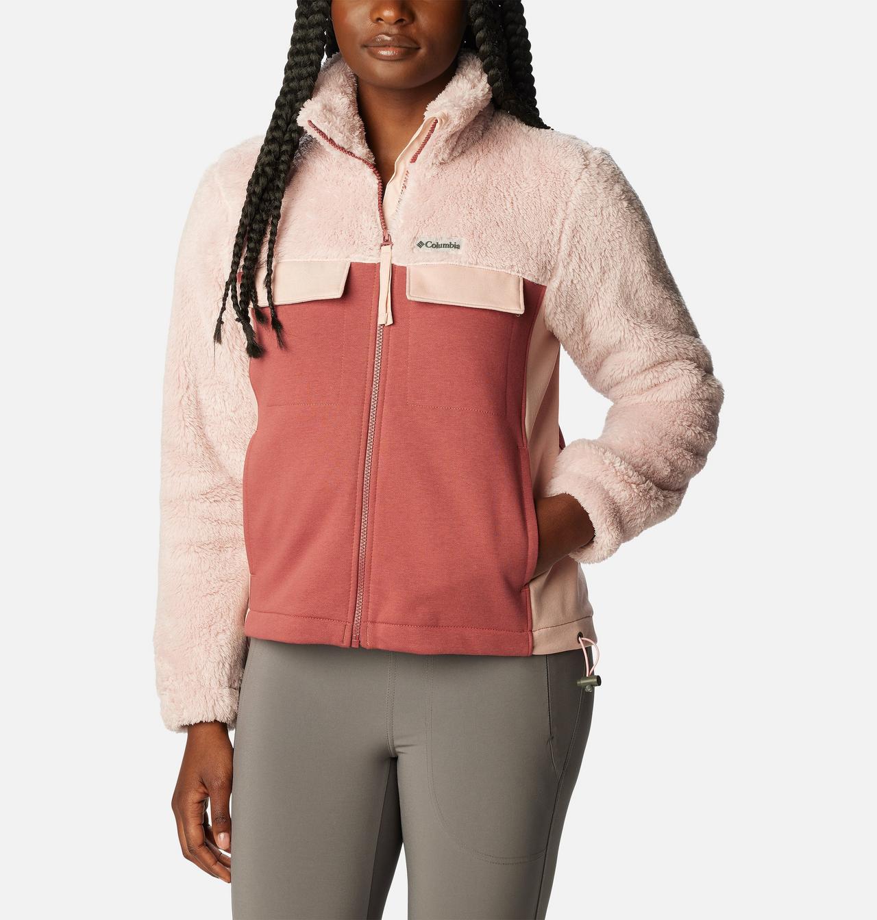 Women's Columbia Lodge™ Hybrid Sherpa Full Zip Jacket 1
