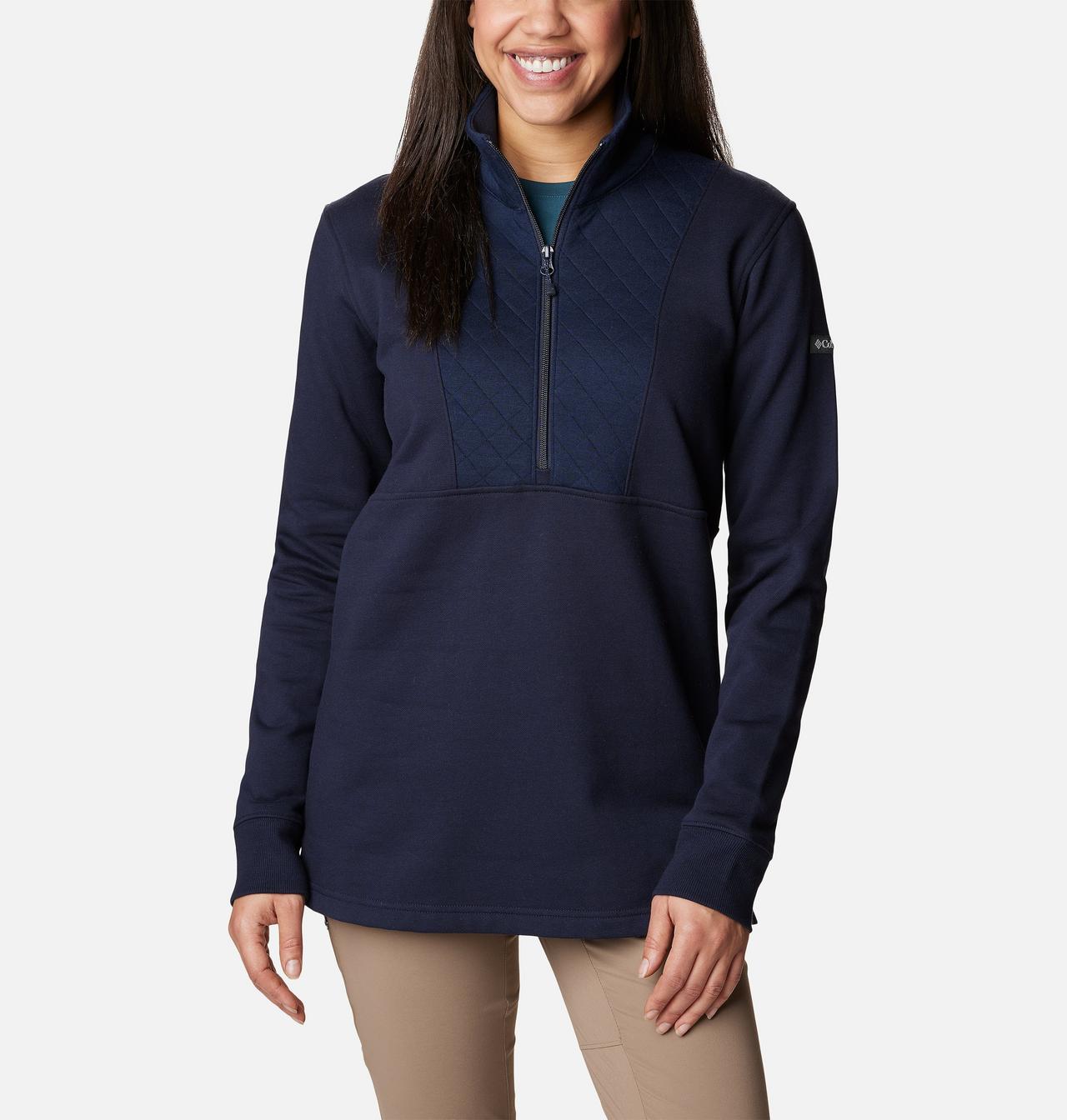 Women's Columbia Lodge™ Quilted Quarter Zip Tunic 1