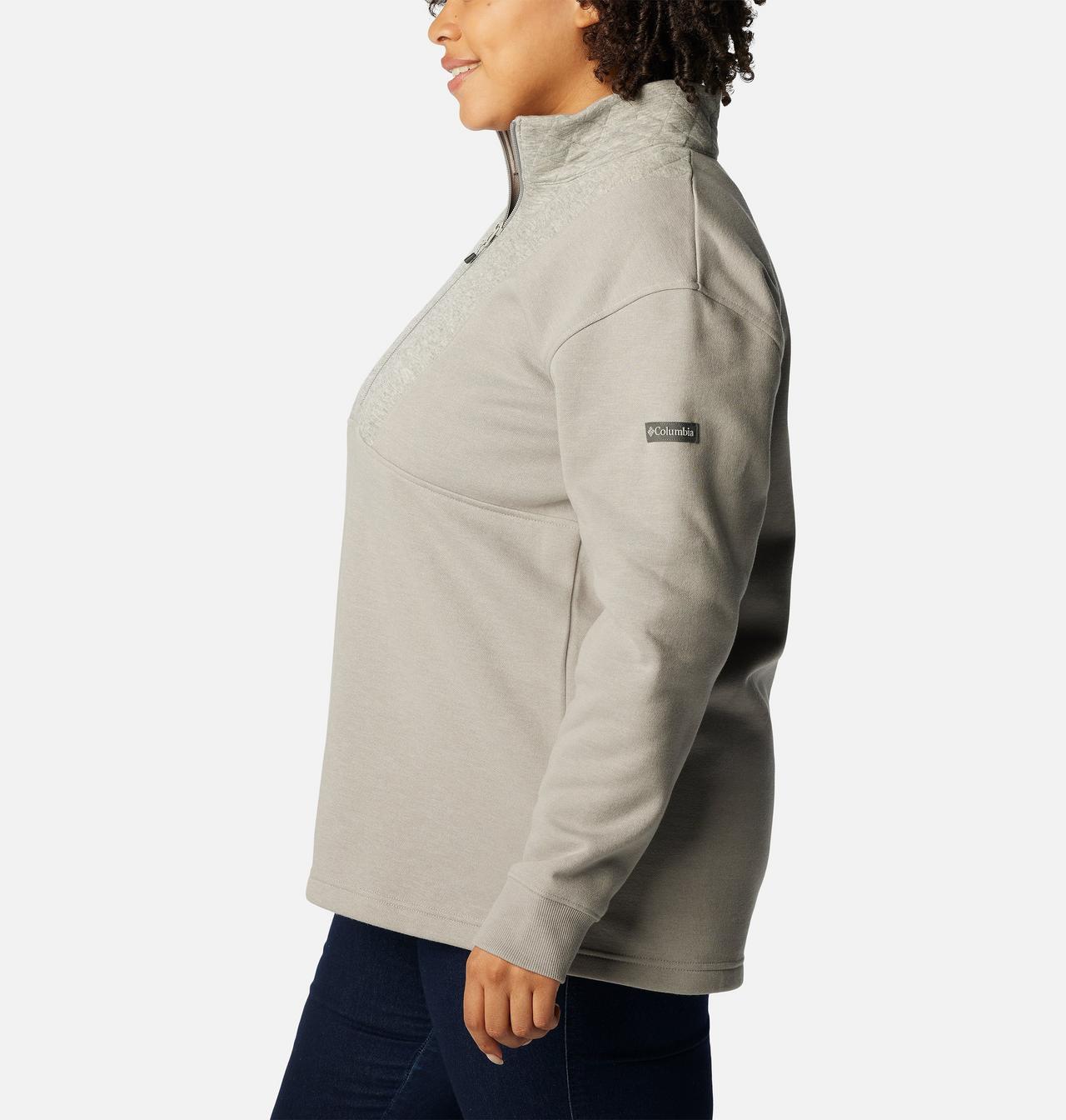 Women's Columbia Lodge™ Quilted Quarter Zip Tunic - Plus Size 3