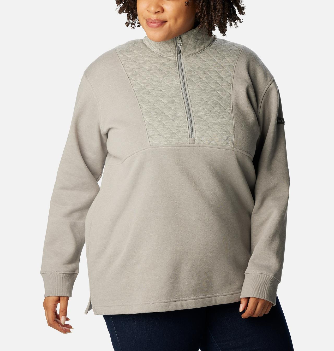 Women's Columbia Lodge™ Quilted Quarter Zip Tunic - Plus Size 5