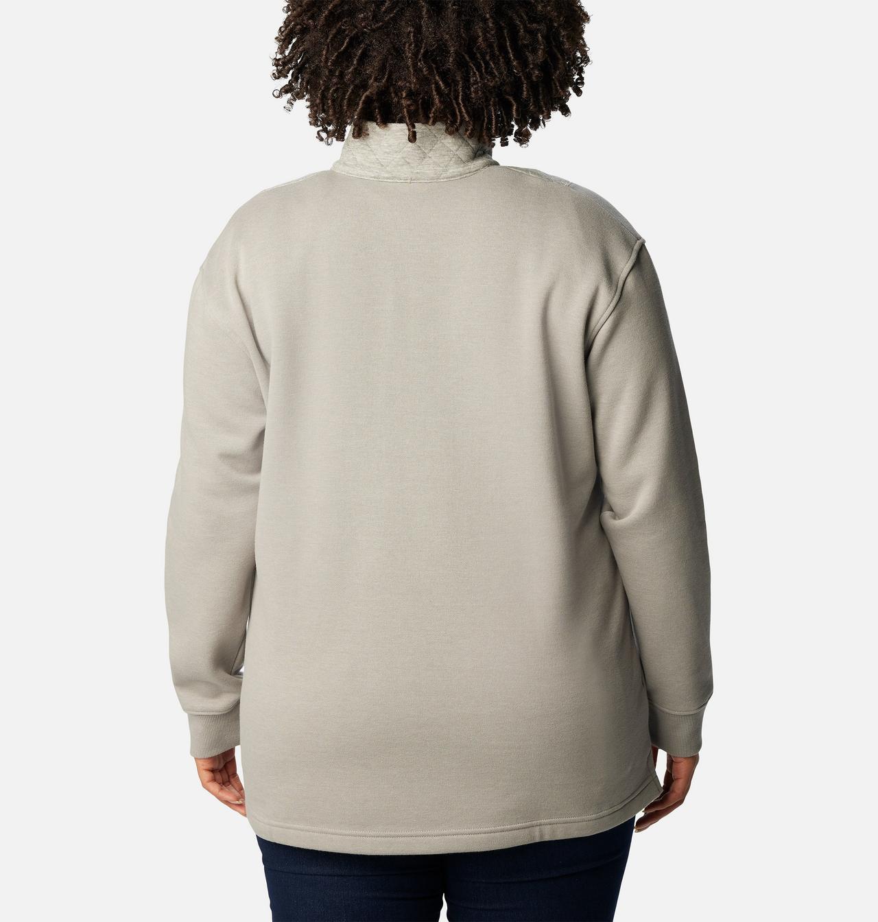 Women's Columbia Lodge™ Quilted Quarter Zip Tunic - Plus Size 2