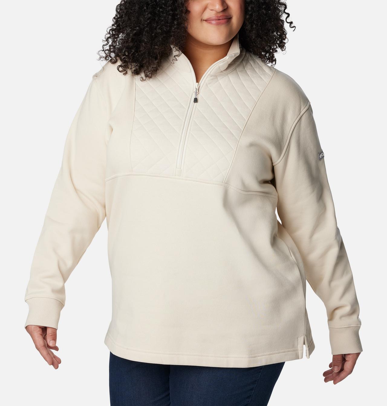 Women's Columbia Lodge™ Quilted Quarter Zip Tunic - Plus Size 5