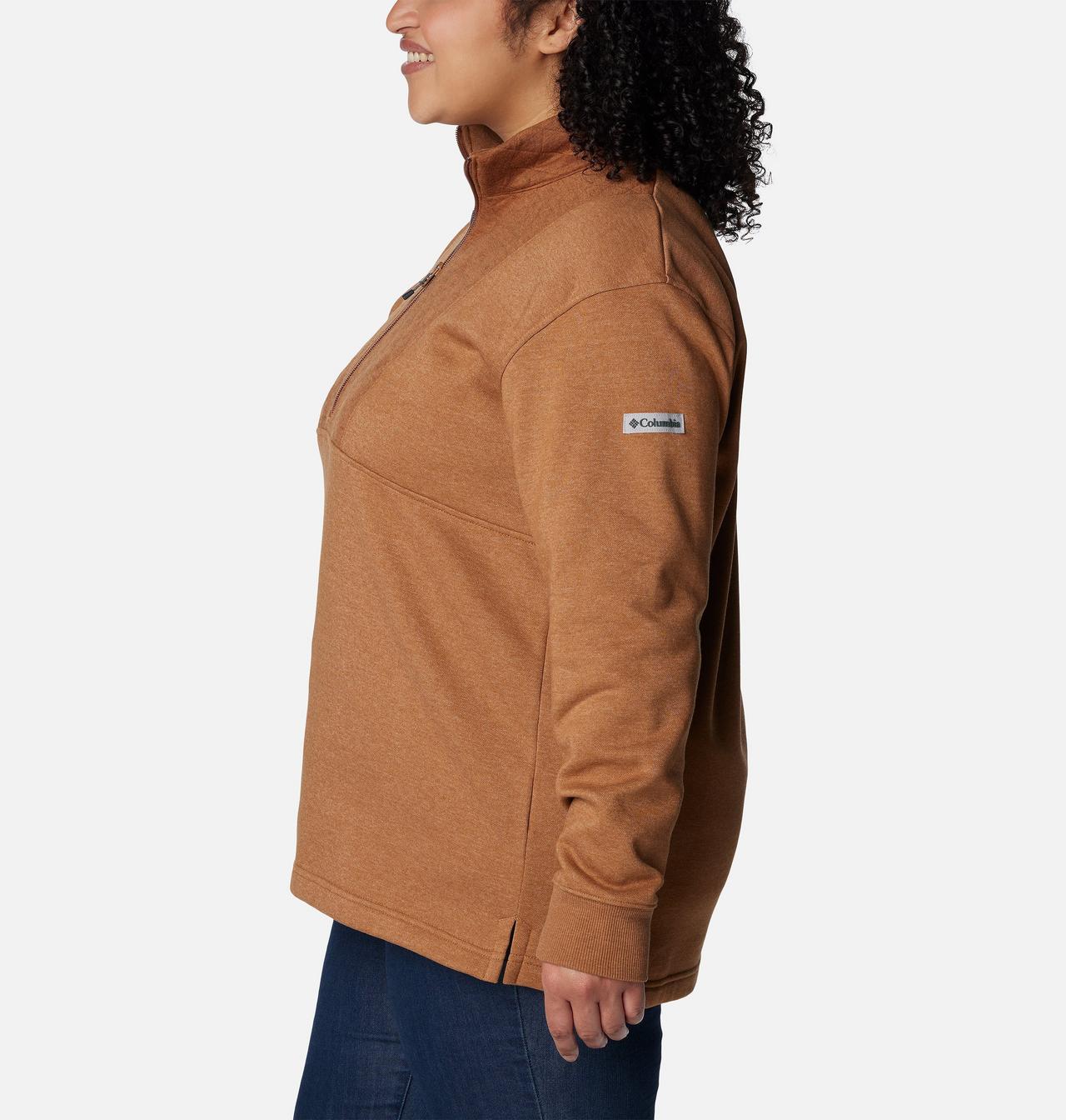 Women's Columbia Lodge™ Quilted Quarter Zip Tunic - Plus Size 3