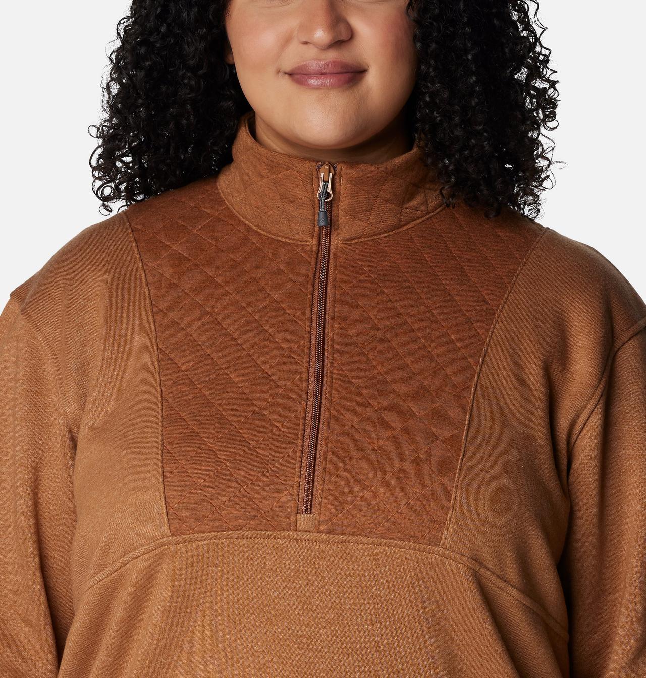 Women's Columbia Lodge™ Quilted Quarter Zip Tunic - Plus Size 4