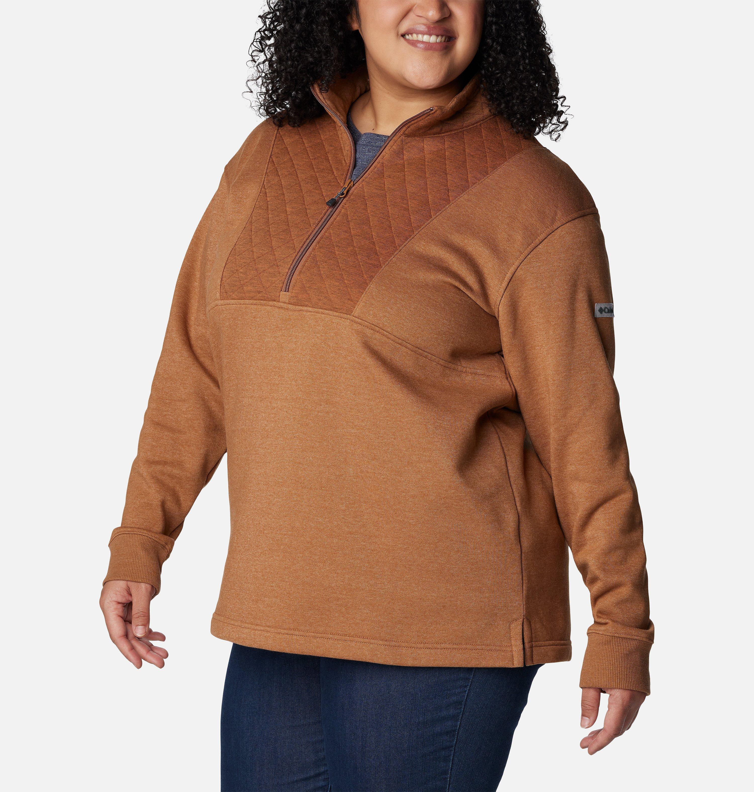 Women's Columbia Lodge™ Quilted Quarter Zip Tunic - Plus Size 5