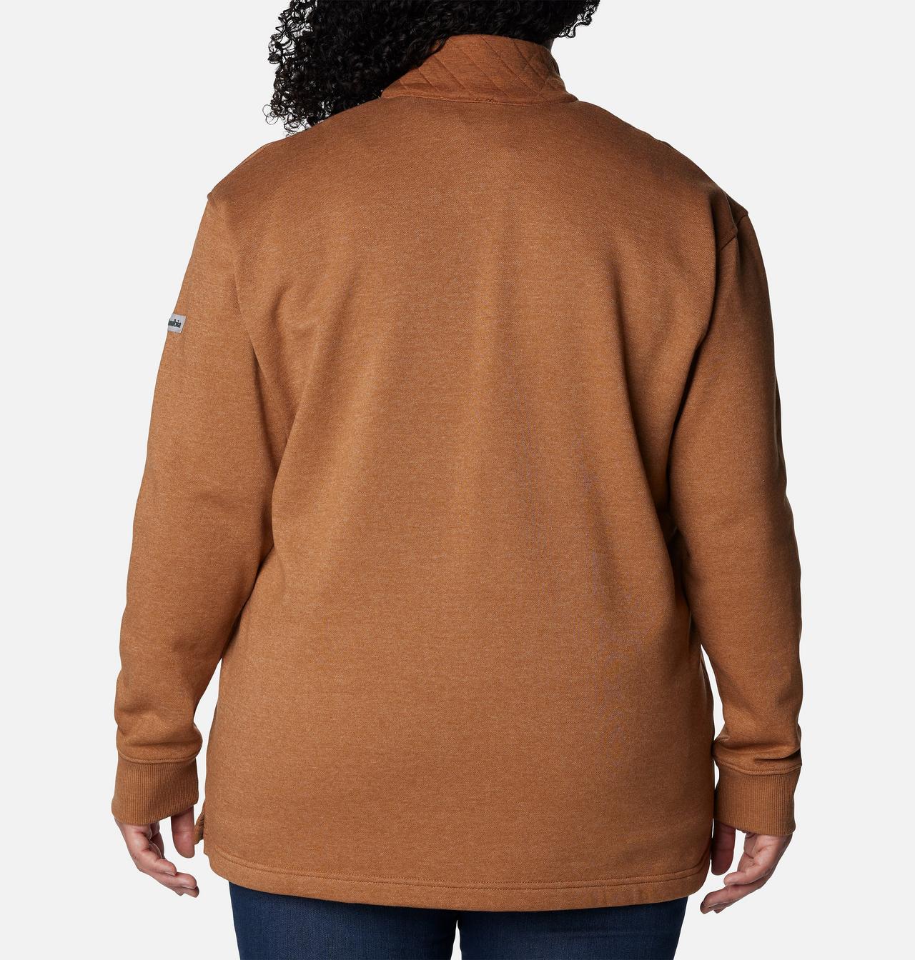 Women's Columbia Lodge™ Quilted Quarter Zip Tunic - Plus Size 2