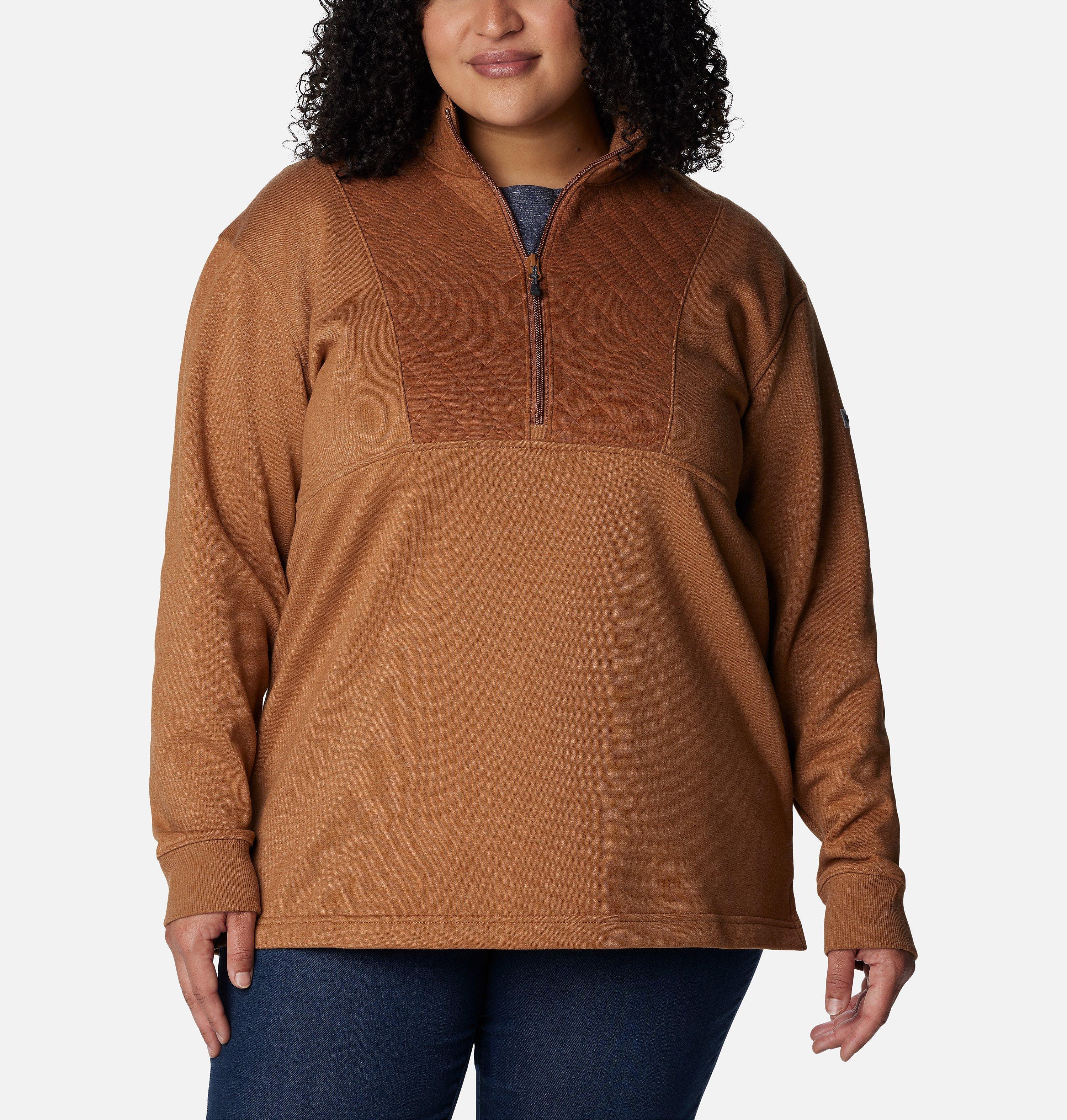 Women's Columbia Lodge™ Quilted Quarter Zip Tunic - Plus Size 1