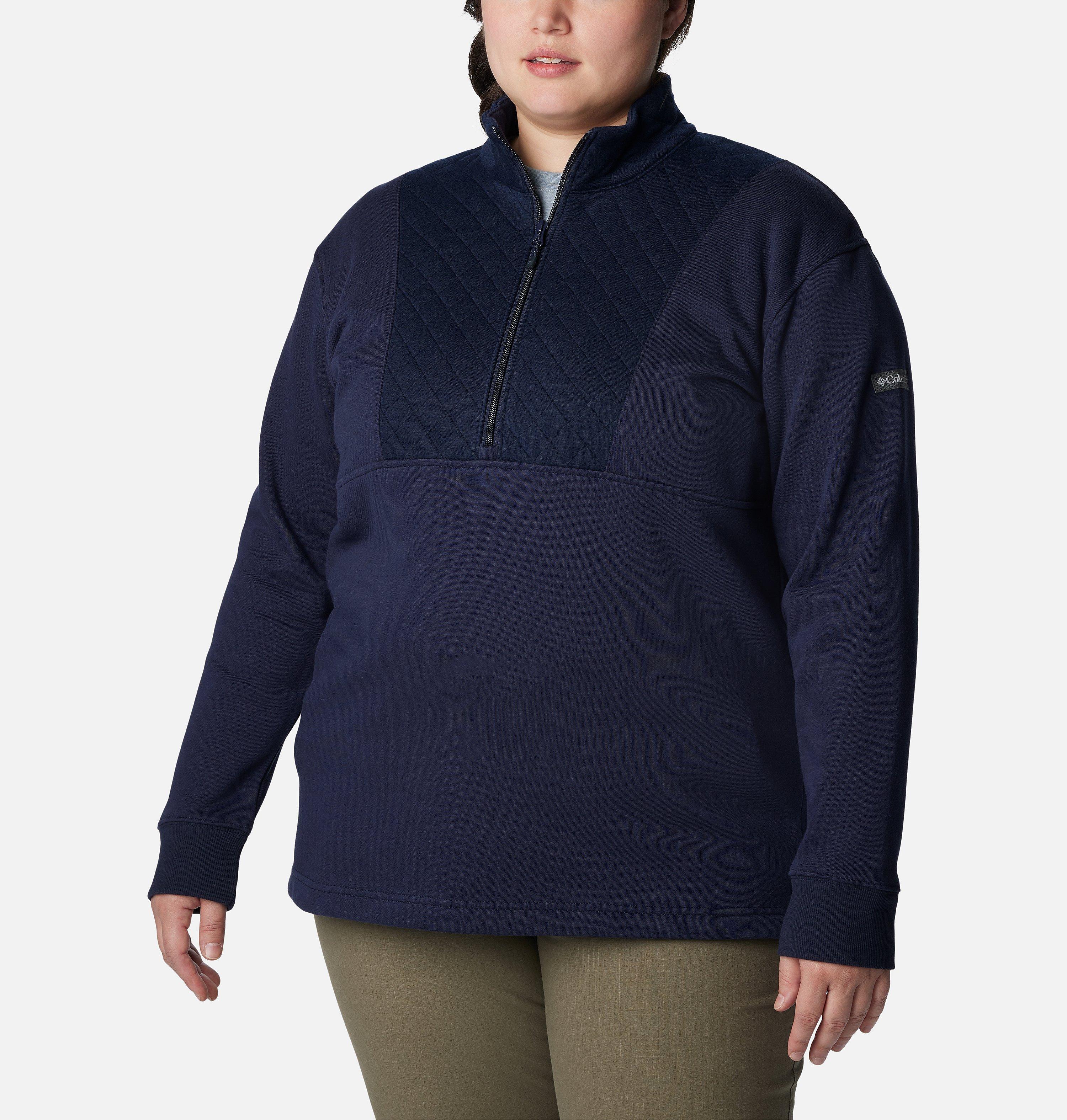 Women's Columbia Lodge™ Quilted Quarter Zip Tunic - Plus Size 5
