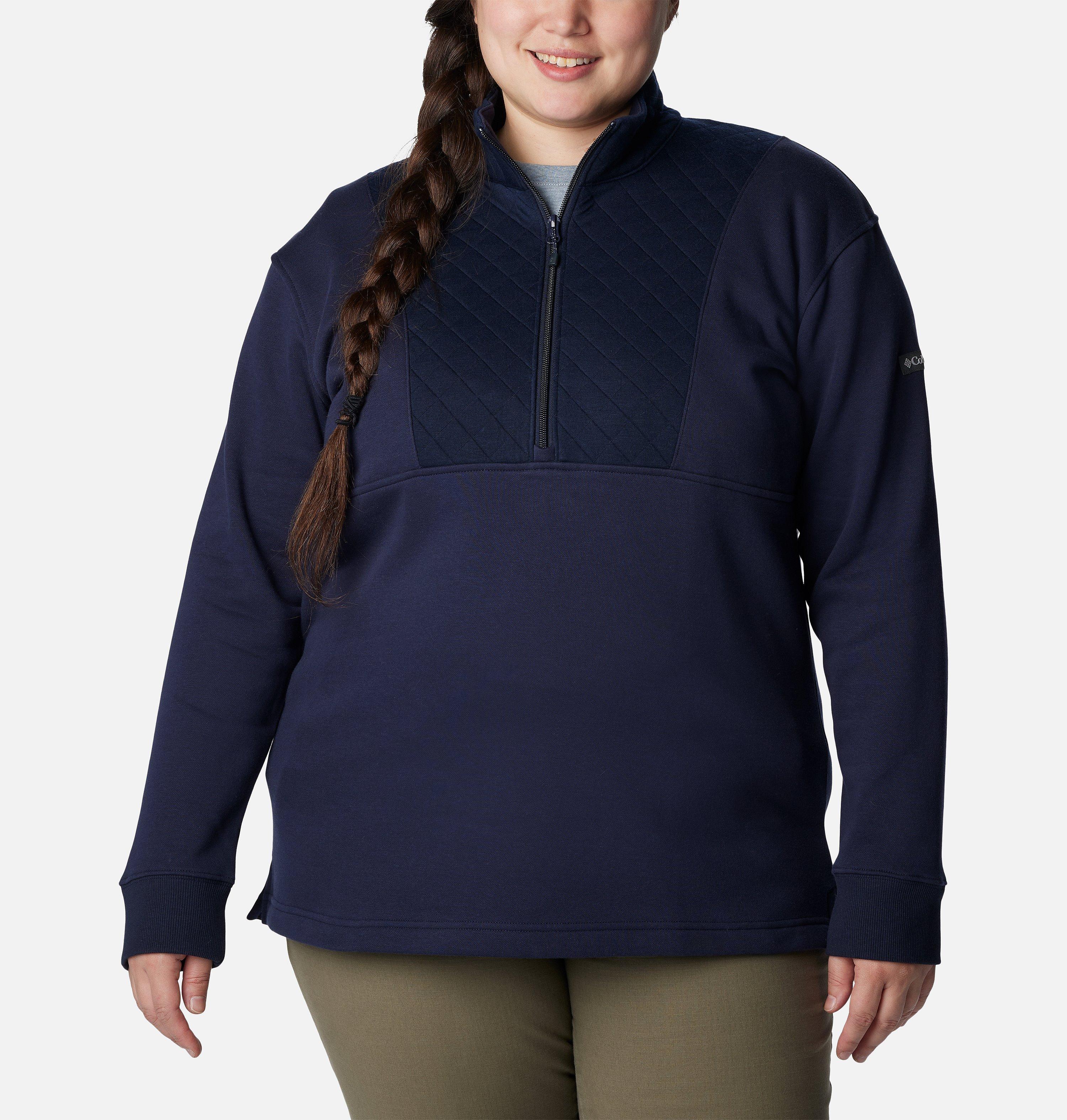 Women's Columbia Lodge™ Quilted Quarter Zip Tunic - Plus Size 1