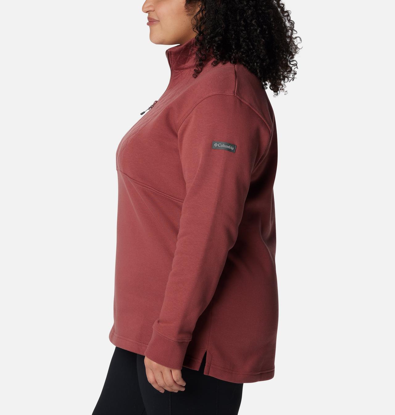Women's Columbia Lodge™ Quilted Quarter Zip Tunic - Plus Size 3