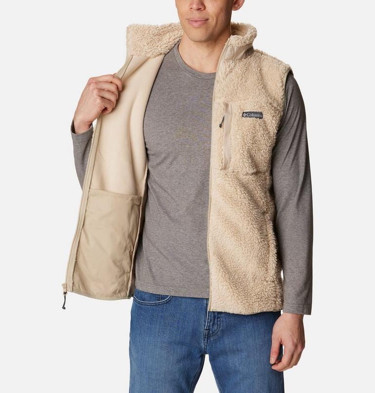 Winter Pass Print Fleece Vest | 271 | XXL, Color: Ancient Fossil, image 5