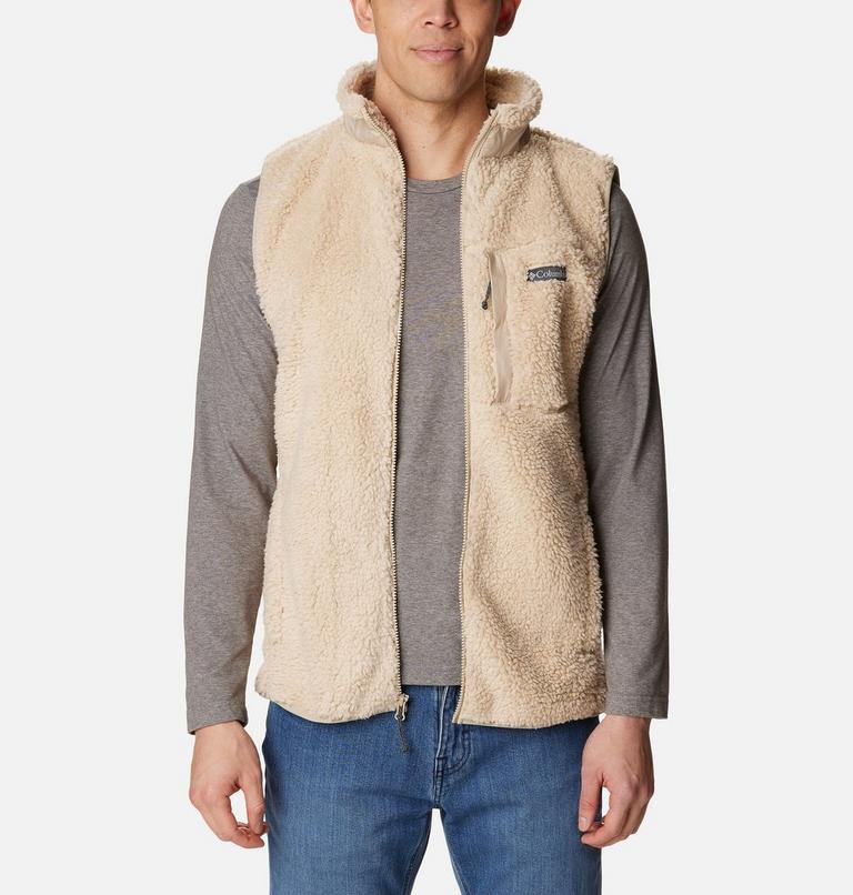 Winter Pass Print Fleece Vest | 271 | XXL, Color: Ancient Fossil, image 6