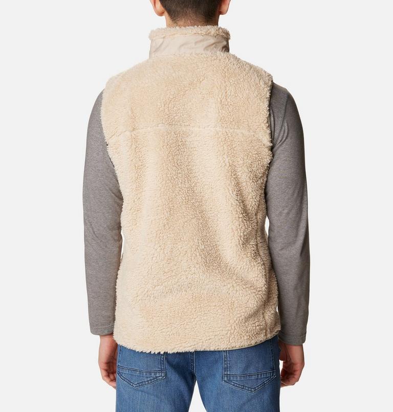 Winter Pass Print Fleece Vest | 271 | XXL, Color: Ancient Fossil, image 2