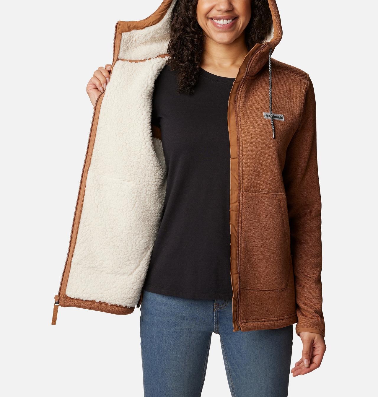 Women's Sweater Weather™ Sherpa Full Zip Hooded Jacket 5