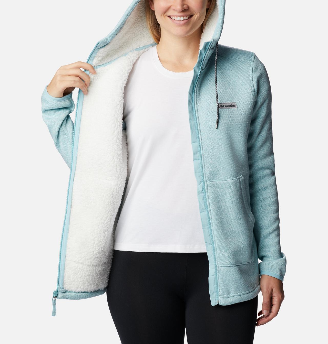 Women's Sweater Weather™ Sherpa Full Zip Hooded Jacket 5