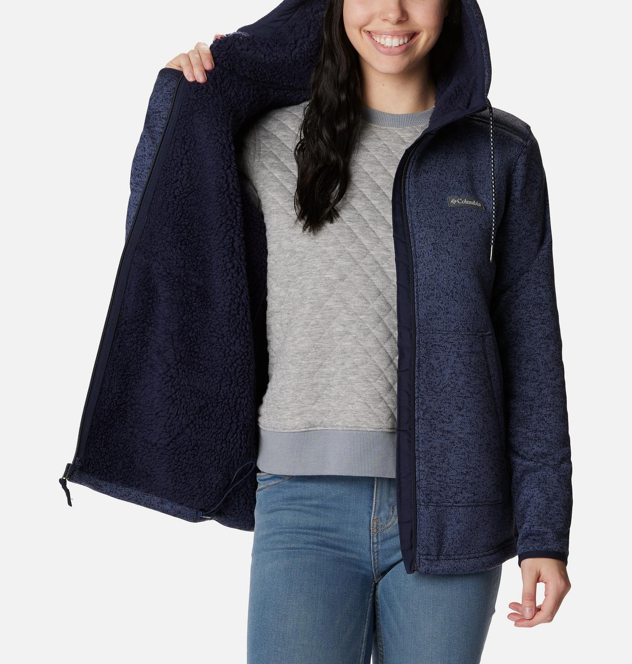 Women's Sweater Weather™ Sherpa Full Zip Hooded Jacket 5