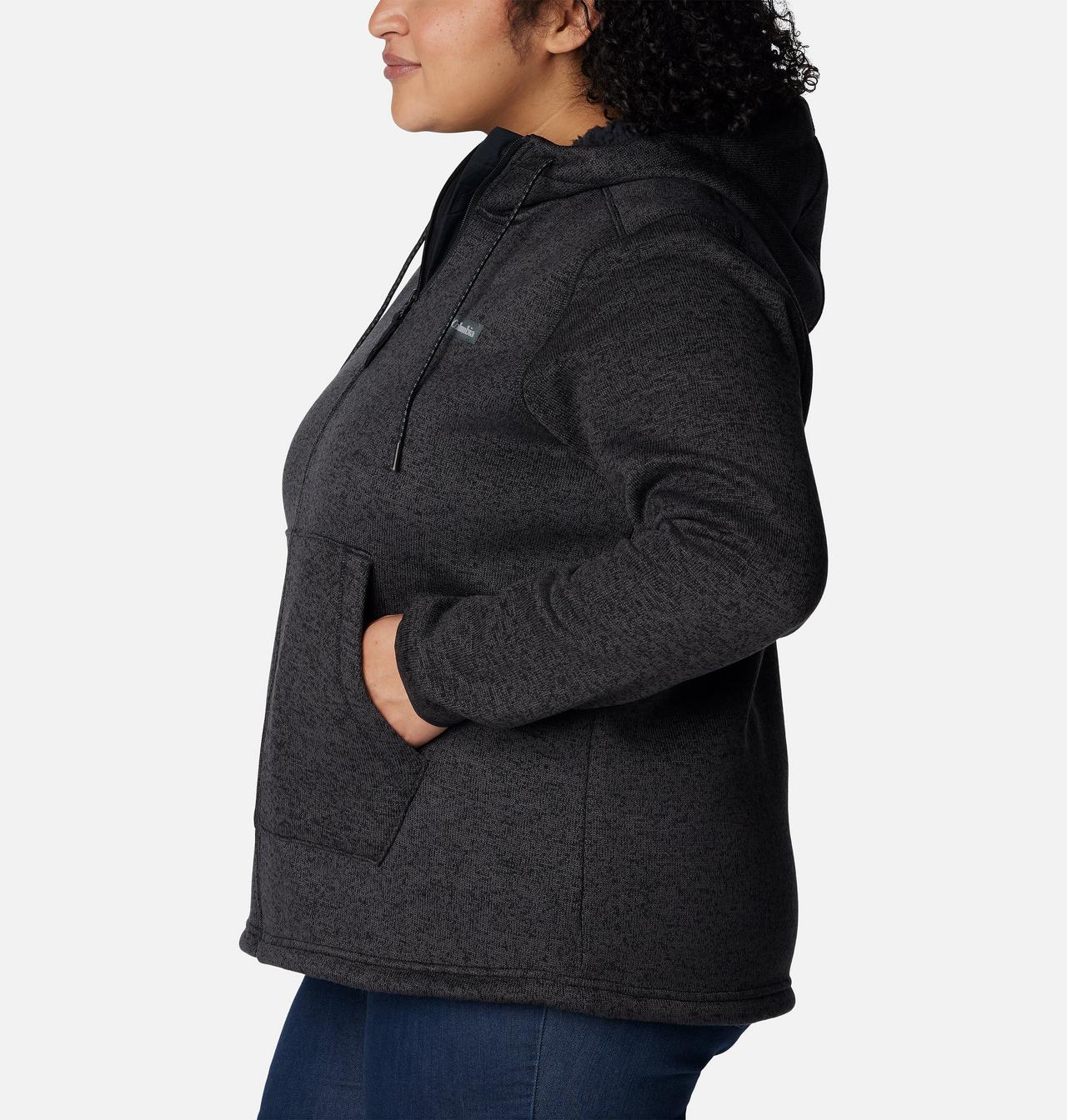 Manteau avec capuchon et fermeture éclair en sherpa Sweater Weather™ pour femmes – Grandes tailles 3