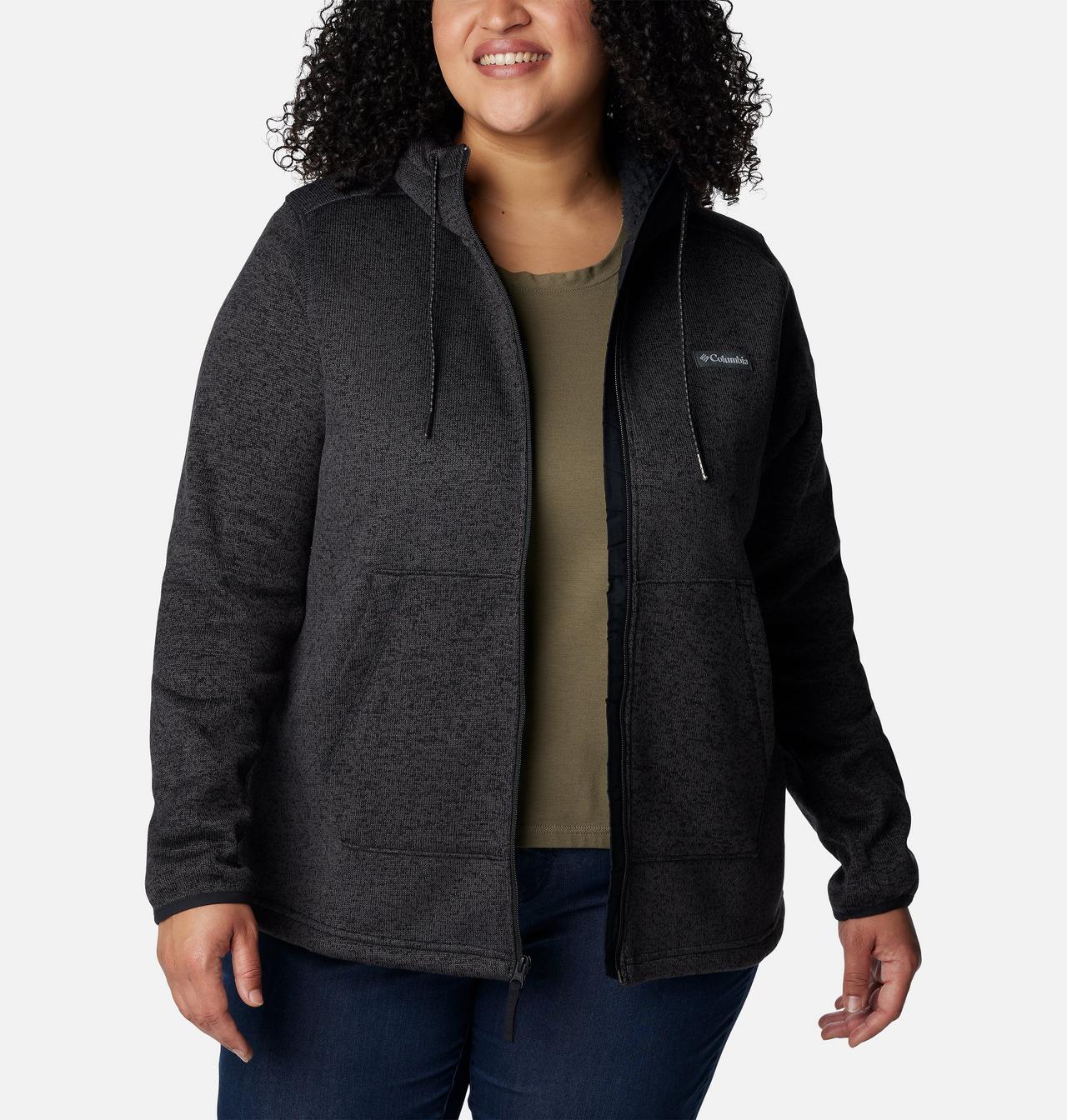 Manteau avec capuchon et fermeture éclair en sherpa Sweater Weather™ pour femmes – Grandes tailles 7